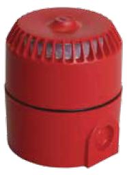 Sirena IP65 rossa, base alta.