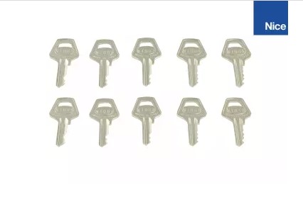 Set di 10 chiavi per lo sblocco dei motori e dei selettori numerate da
1- 10 serie 1000