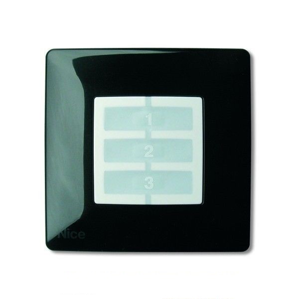Supporti a parete forma rettangolare, colore nero