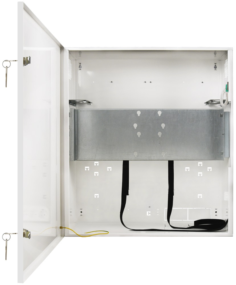 Contenitore metallico DVR e Monitor fisssaggio verticale