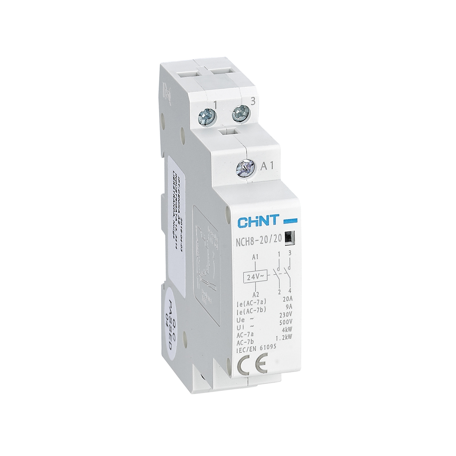 NCH8-20.20/24 - CONT.MOD. 20A 2NA 24VAC