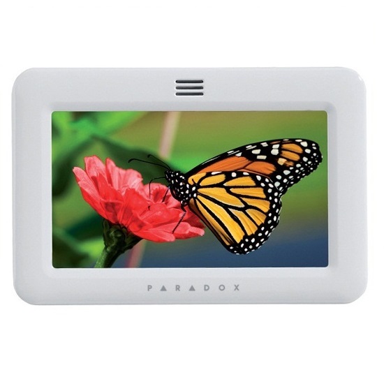 Tastiera LCD con brillante display a colori da 5 pollici con risoluzione
480x272 pixel. Colore BIANCO AVORIO