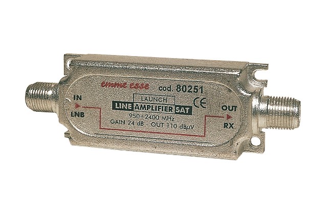 Amplificatore SAT (900-2150) 12-20 dB equalizzato