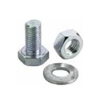 Vite testa esagonale  M10x20 INOX con dado e rondella