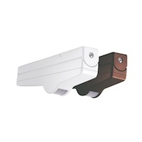 Rivelatore Windor per protezione perimetrale a tenda; doppia tecnologia
con antimascheramento. Colore MARRONE