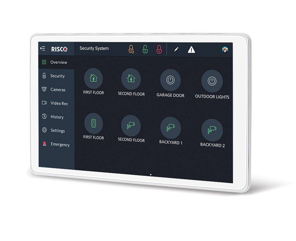 Tastiera touchscreen RisControl con display da 8"