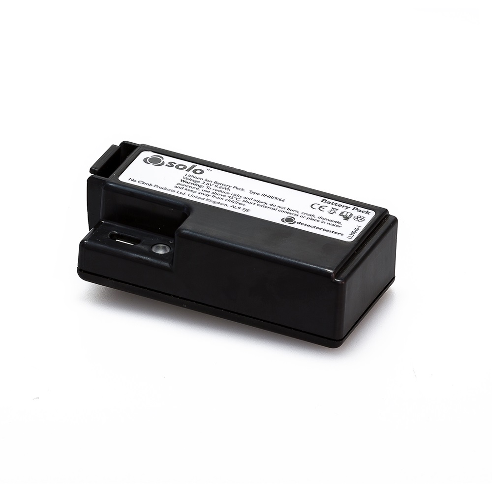 Batteria al litio per l'uso con il tester per rilevatori di fumo Solo 365