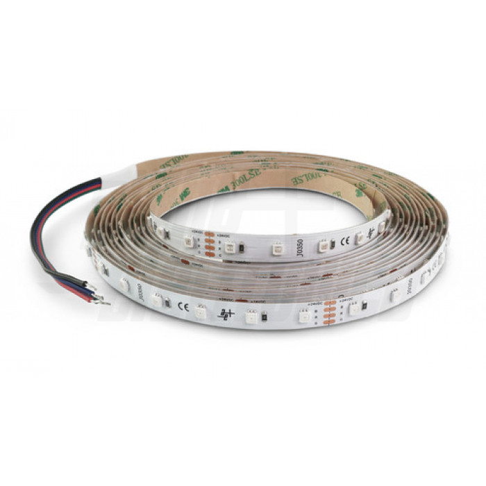 N.LED 5m 60L/m 3535 24V 12W/m RGB IP20 Conf.1 pezzi