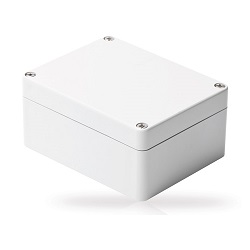 Comunicatore GSM autoalimentato, in custodia stagna IP65, con sensore di
vibrazione integrato.