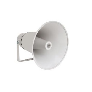 Altoparlante a tromba circolare in alluminio  25 W Certificato EN 54-24. 1438/CPD/0192