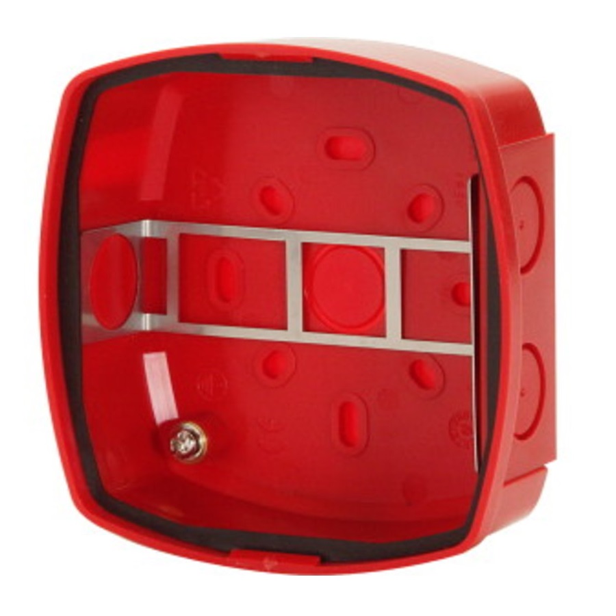 IQ8Alarm Base IP56 per sirene e flash, rossa
