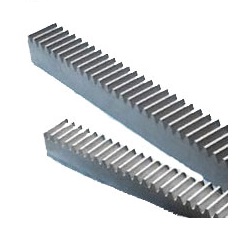 Cremagliera a barre zinacata Passo 4  da 1 metro Dimensioni 22x22x1000 mm
