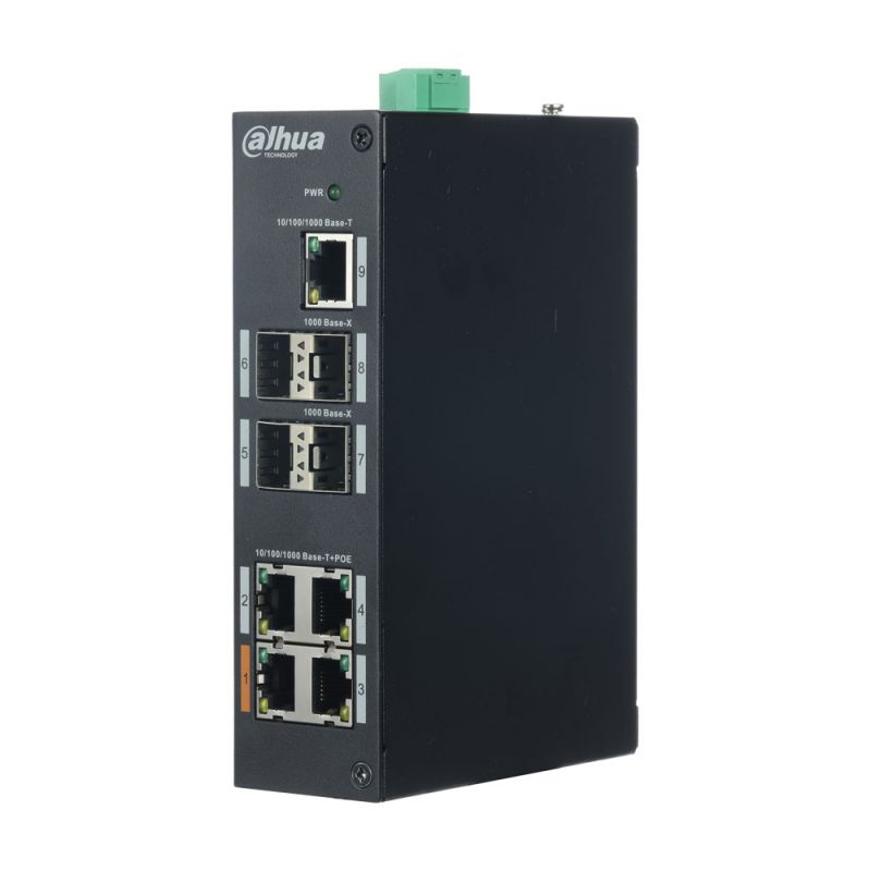Switch unmanaged 9 porte Gigabit 4 PoE 96W