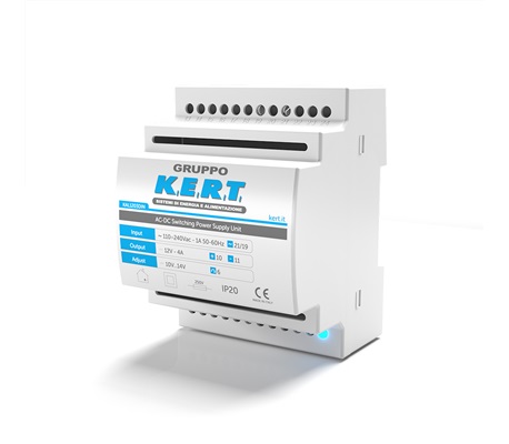 Alimentatore SW DIN100÷240Vac 12Vdc 4A