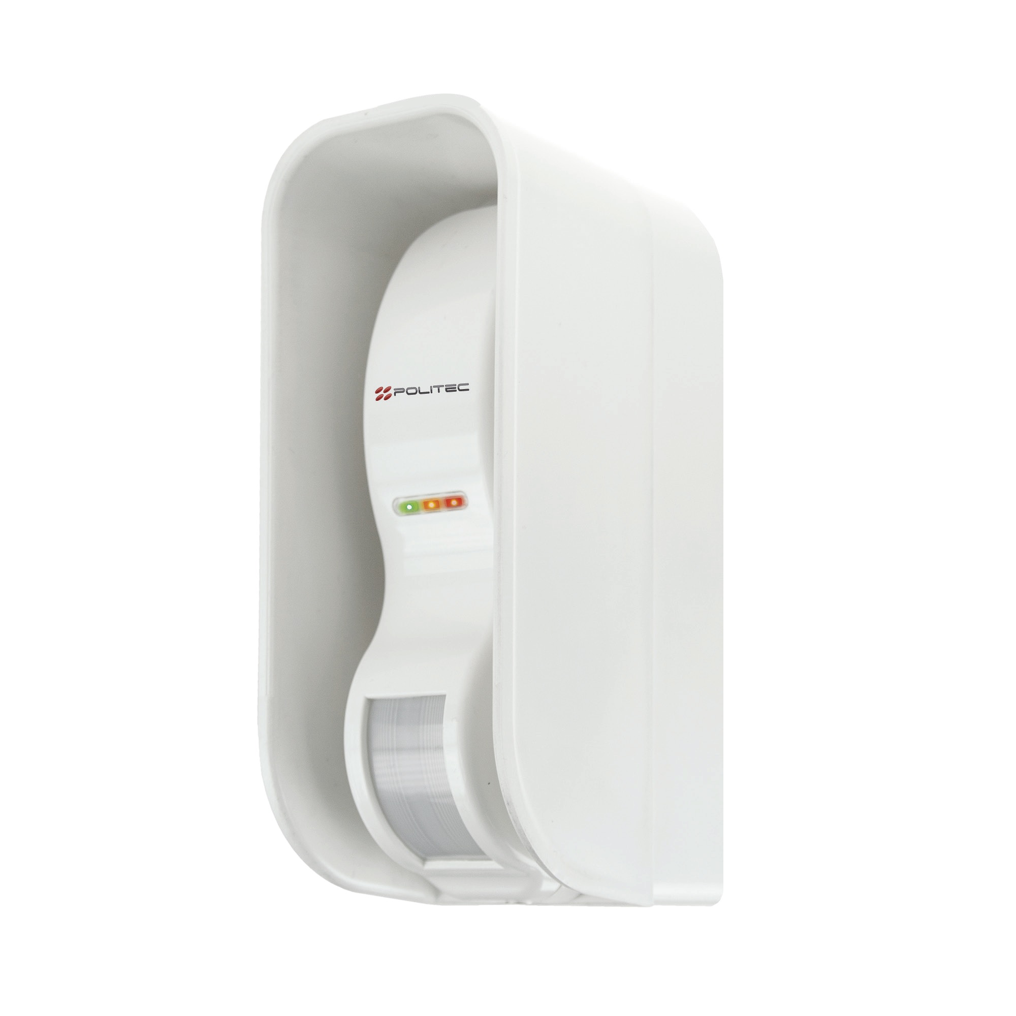 Rilevatore a doppia tecnologia ad effetto tenda per esterno con
microonda sempre attiva 24h/24