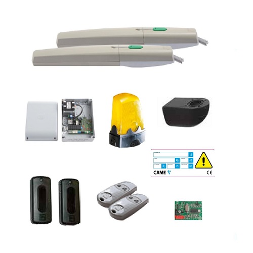 KIT BATTENTE AXI FINO A 2 M, 24 V DC, GRIGIO