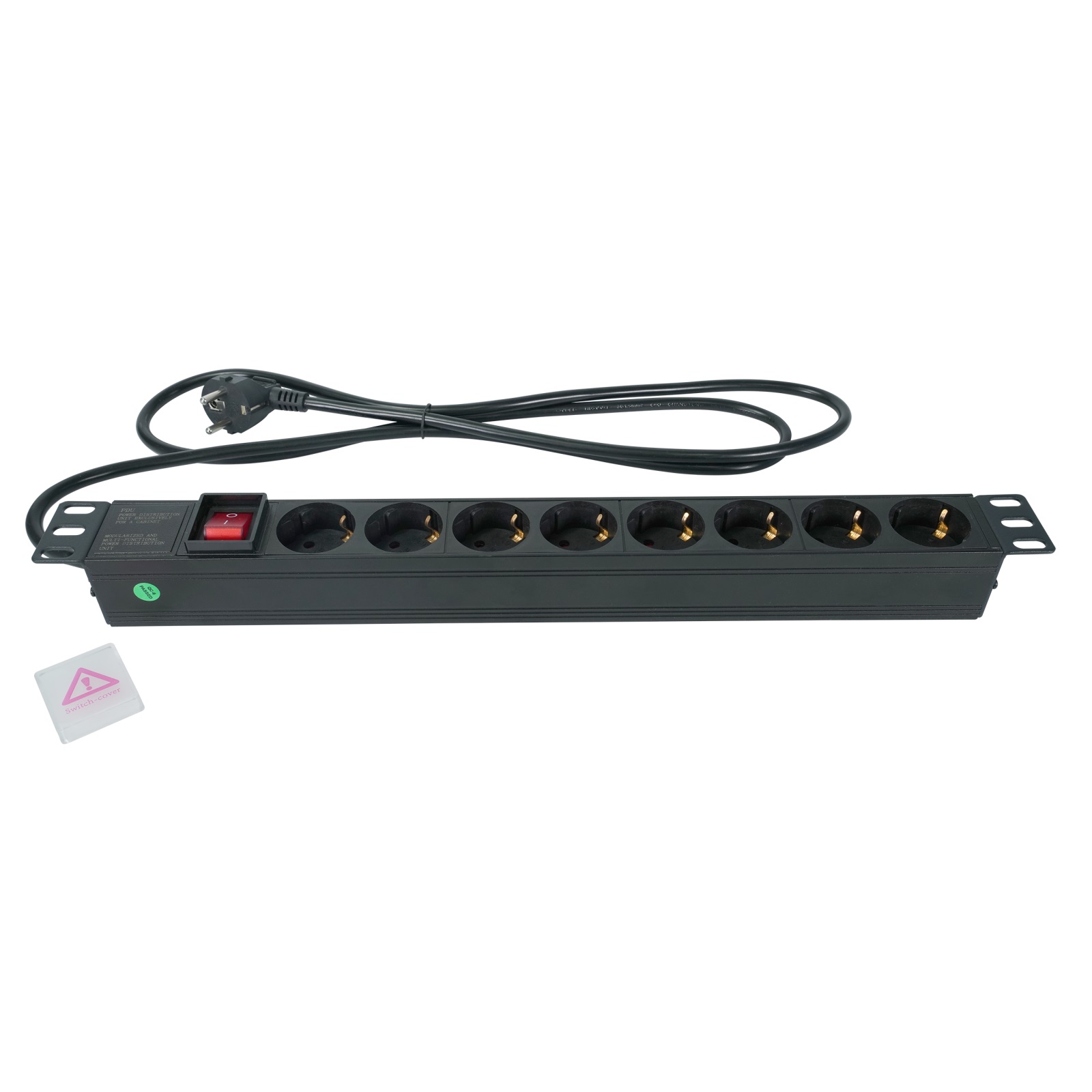 MULTIP. 8 PRESE SCHUKO 16A RACK 19''