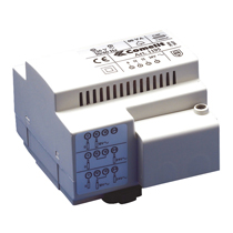 Trasform. 60VA 0-230V/0-12-24V(5mod.din)