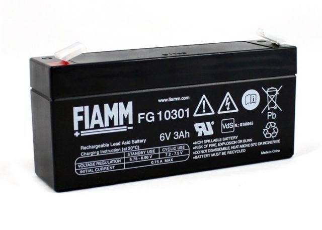 Accumulatore al Piombo 6v 3ah STANDARD BATTERIES x AGILITY