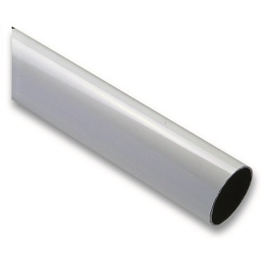 Asta in alluminio verniciato bianco 69x92x3150 mm
