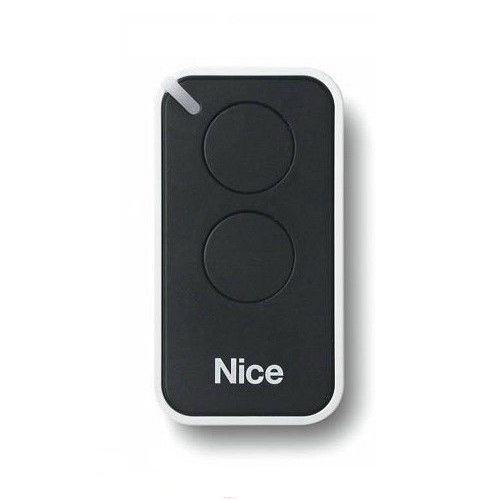 INTI2 - Trasm. 2 Canali 433,92 MHz - Rolling Code - NERO