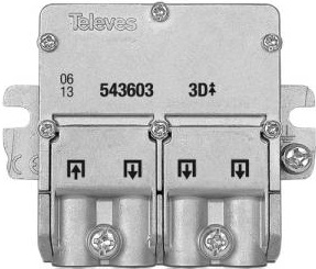 MINI-PARTIT. 5...2400MHz "EasyF" 3Vie 9/8dB