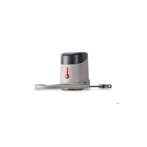 Irreversibile 24 Vdc, veloce, con encoder magnetico,completo di braccio
articolato con centrale integrata