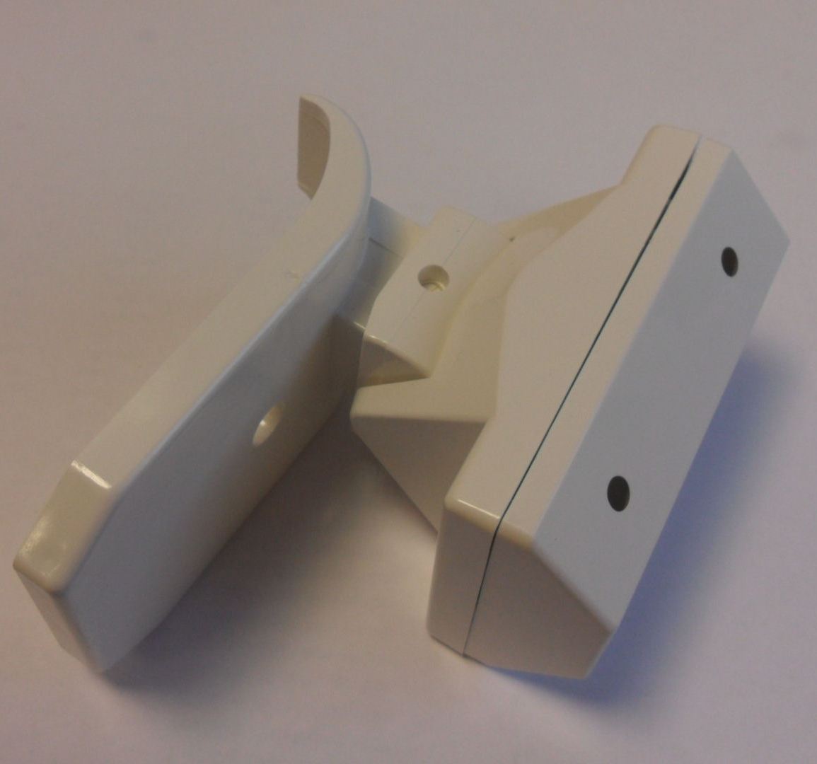 iWISE - Snodo da parete con Tamper con passaggio cavi interno