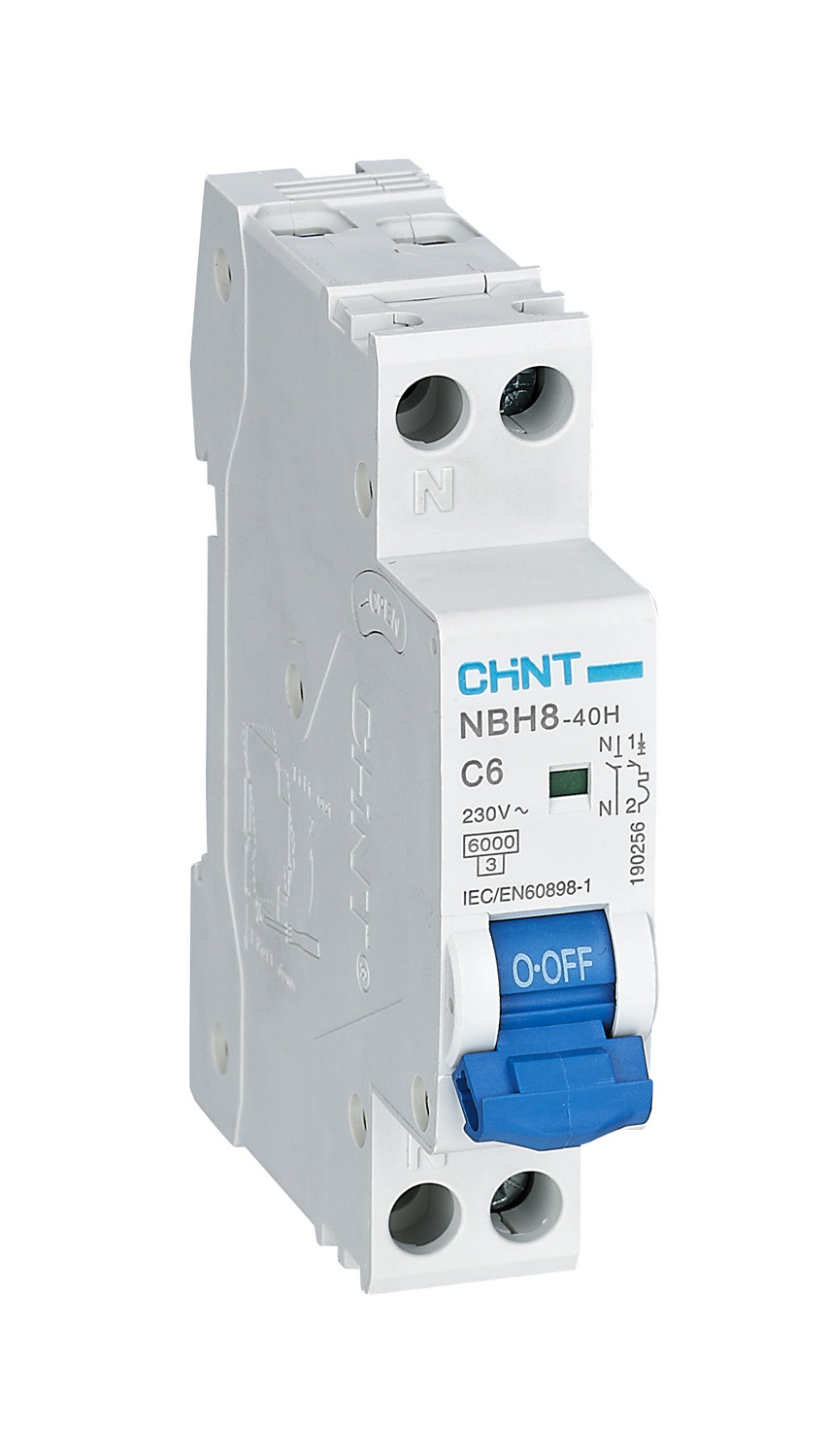 NBH8-40H/C6-1PN-6 -INT MT 1P+N  6A CURVA C 6KA 1M