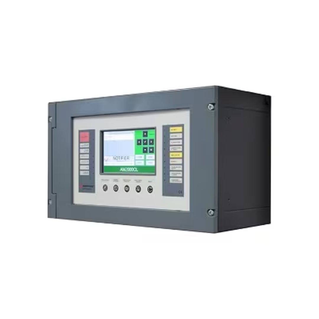 Centrale 2 loop con protocollo CLIP, Alimentatore 150W 24V, batterie
17Ah max, display Touch colori 7"