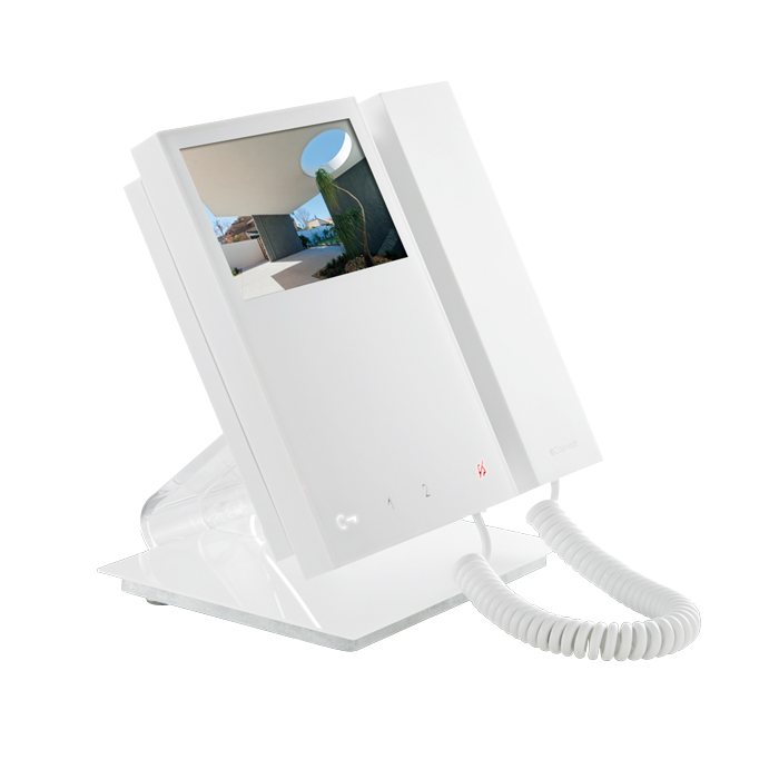 BASE DA TAVOLO PER MONITOR MINI CON CORNETTA