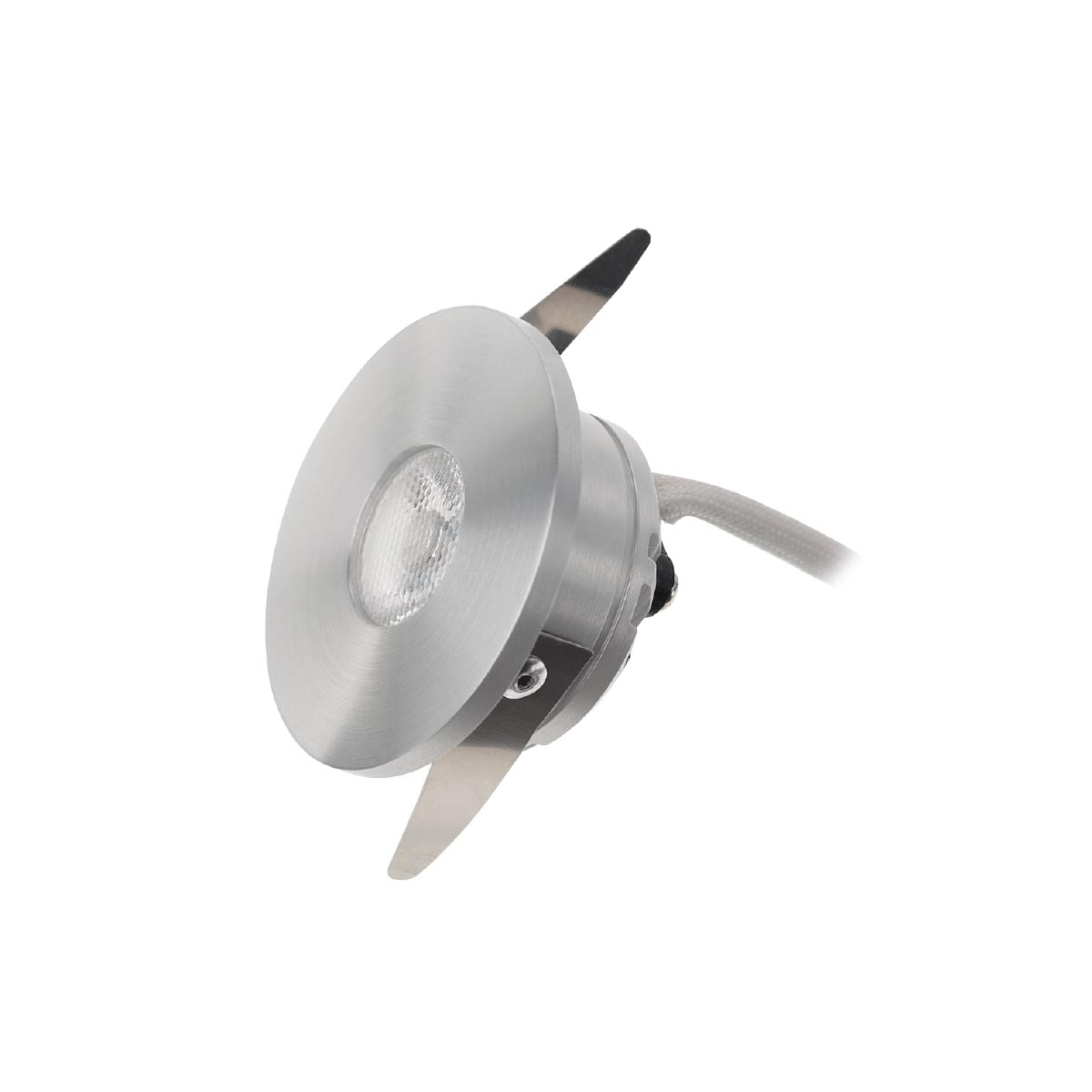 XTWIST Faretto da incasso per interni, equipaggiato con un LED di
potenza, temperatura di colore bianco caldo.