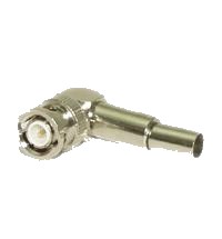 Spina BNC a 90° a crimpare per RG-59/U-62/U-210/U