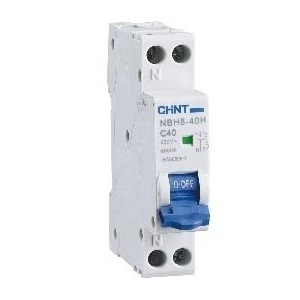 NBH8-40/C20-1PN-4,5 -INT MT 1P+N 20A CURVA C 4,5KA 1M