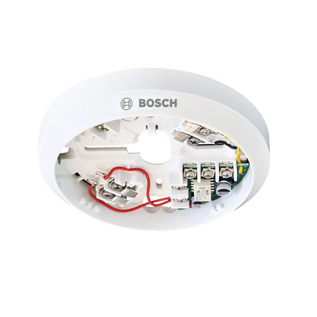 Base dotata di relè a scambio C,NC,NA da utilizzare solo insieme alla
tecnologia LSNi Carico massimo 1A, 30Vdc