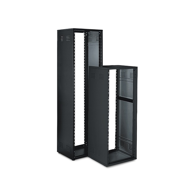 Armadio rack di colore nero (H 16U)
