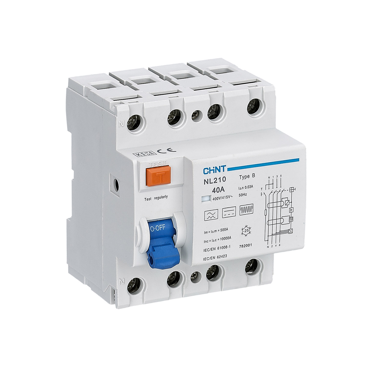 NL210-63/40-1PN-B30 -DIFF PURO 2x40A 30mA T