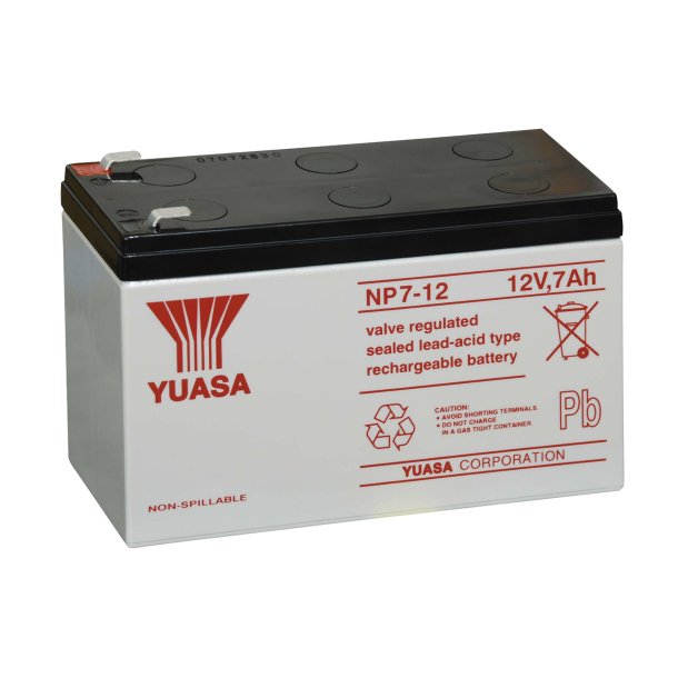 YUASA - Batteria  Ricaricabile 12V 7Ah