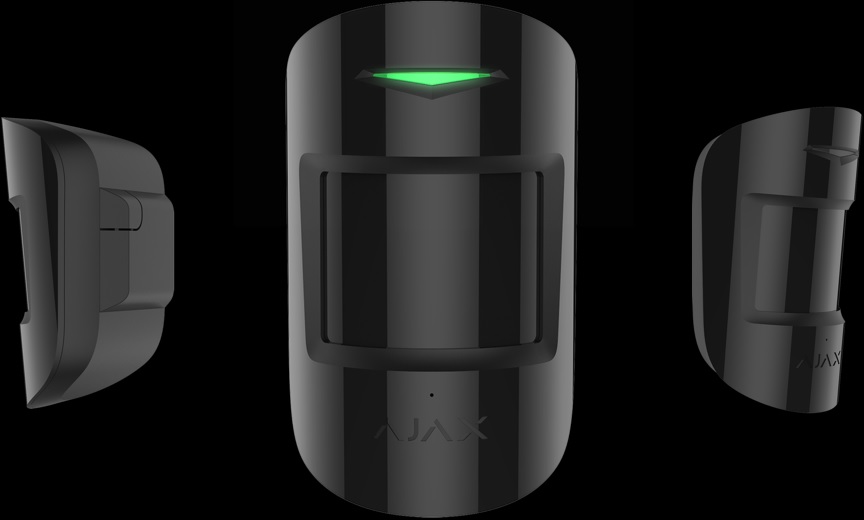 CombiProtect Nero Rilevatore di movimento e di rottura vetri wireless,
ignora gli animali domestici