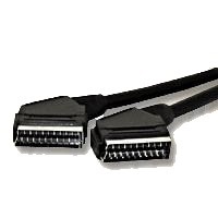 Cavo di raccordo Spina Scart -Spina Scart - 1,5 m - 21 poli collegati Singolarmente-RGB