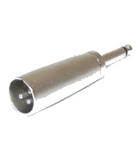 Adattatore da spina 3 poli a spina jack ø 6,3mm MONO
