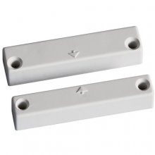 Contatto magnetico a vista ABS  Marrone. 60x11x13 mm.