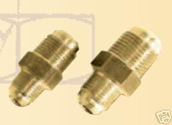 Raccordo dritto 1/4" - 1/4" in ottone
