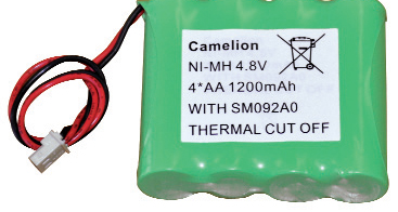 Batteria 4.8Vc.c. 1.200mAh al NiMH per centrali MAGELLAN MG-6250