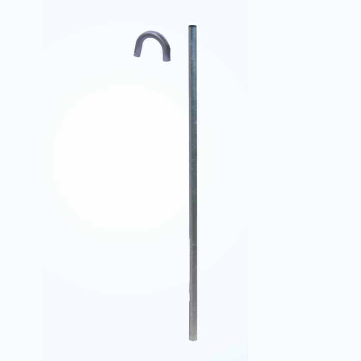KIT pali con curva H 2,5 mt d. 50x2 mm