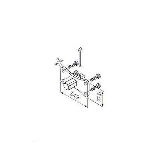 Perno quadro 10mm MAX 30 Nm