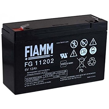 Accumulatore al Piombo 6v 12ah STANDARD BATTERIES