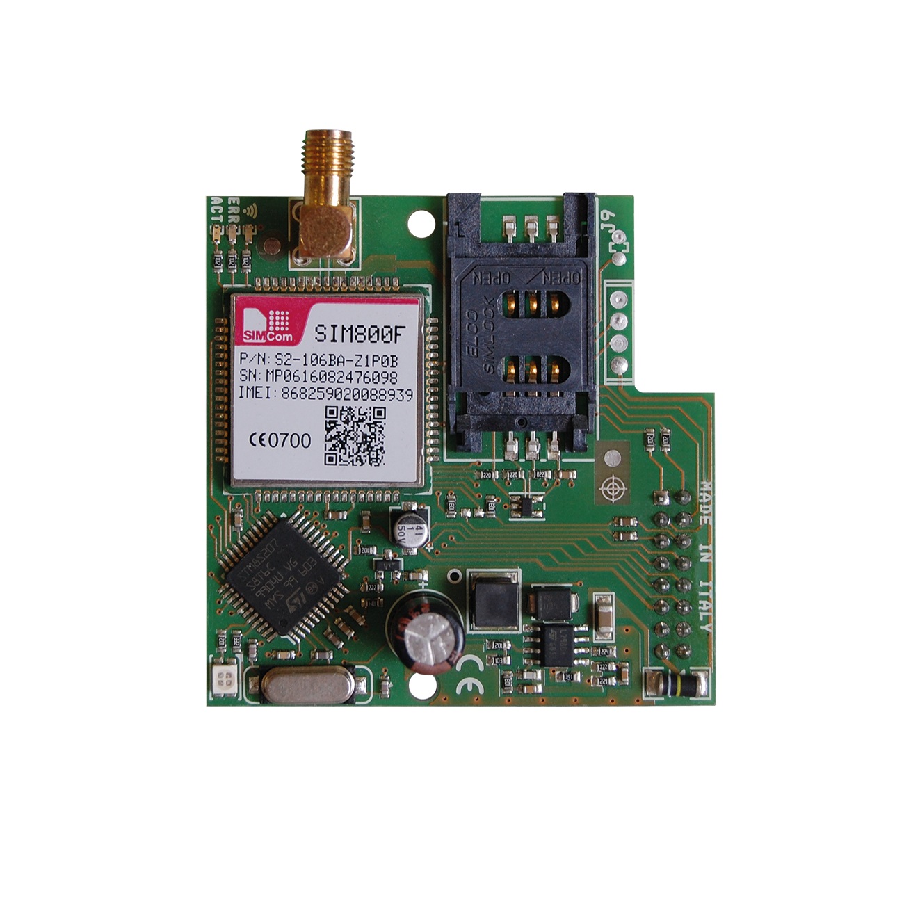 Modulo Gprs (850/900/1800/1900 Mhz) per Telegestione completa Via Cloud+App