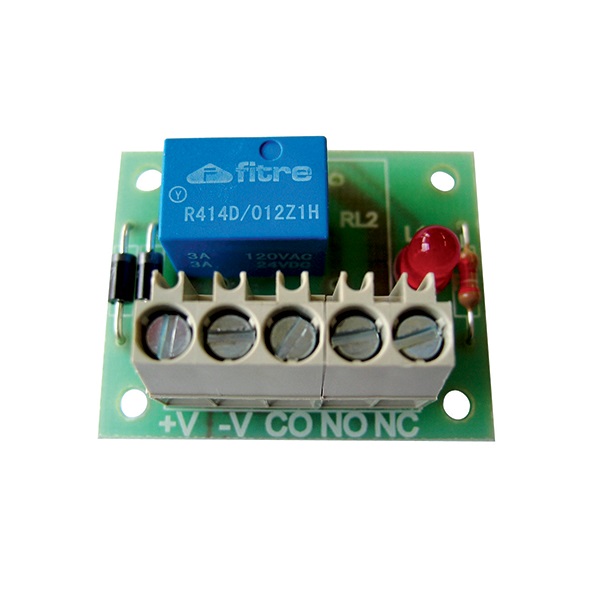 scheda relè 12V - relè Na - NC 3A