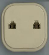 Presa telefonica doppio PLUG